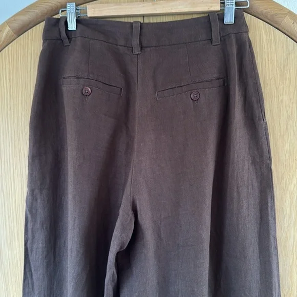 Madewell The Harlow Wide-Leg Pant in 100% Linen - Picture 9 of 12